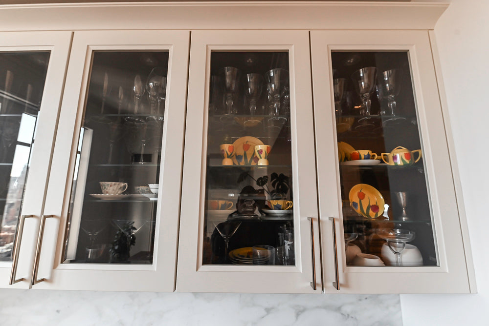 SieMatic Transitional White Kitchen with Island & Luxury Appliances