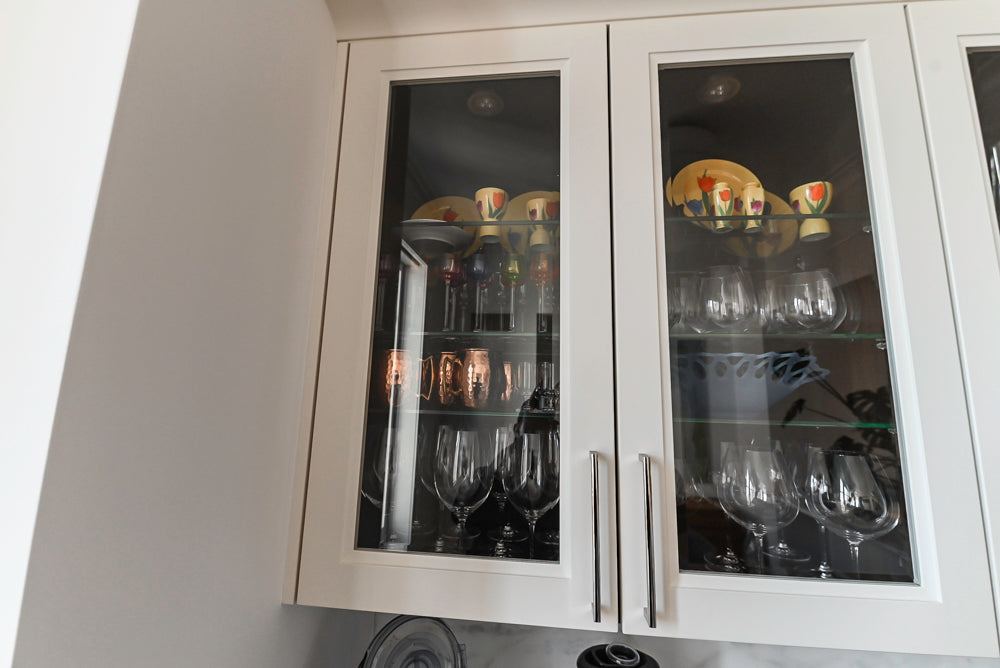 SieMatic Transitional White Kitchen with Island & Luxury Appliances