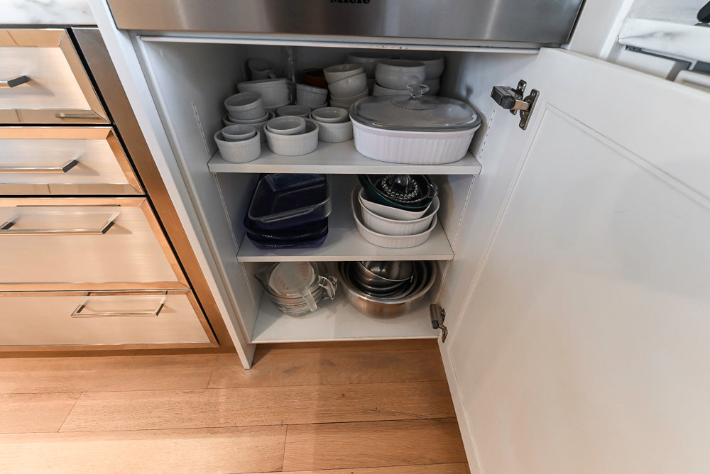 SieMatic Transitional White Kitchen with Island & Luxury Appliances