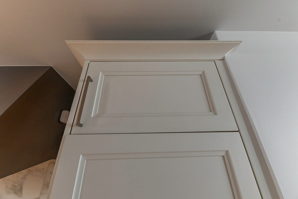 SieMatic Transitional White Kitchen with Island & Luxury Appliances