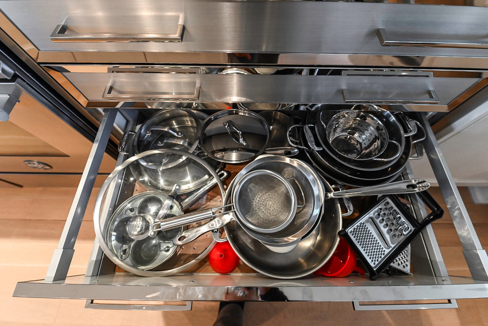 SieMatic Transitional White Kitchen with Island & Luxury Appliances