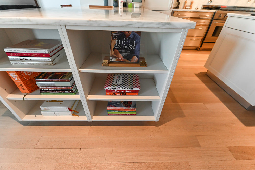 SieMatic Transitional White Kitchen with Island & Luxury Appliances