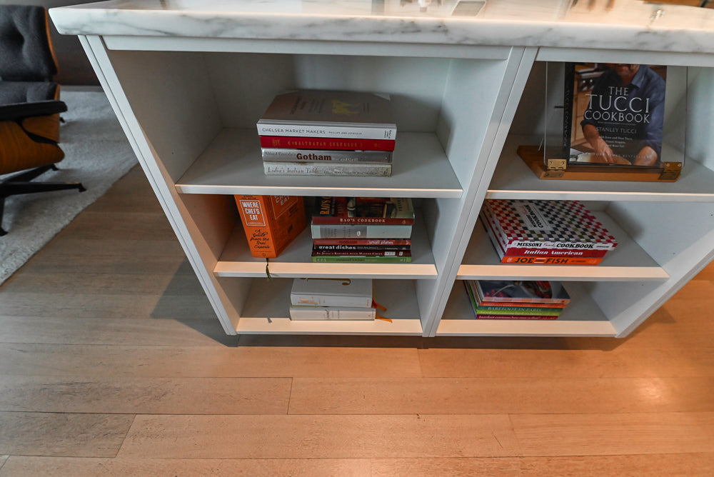 SieMatic Transitional White Kitchen with Island & Luxury Appliances