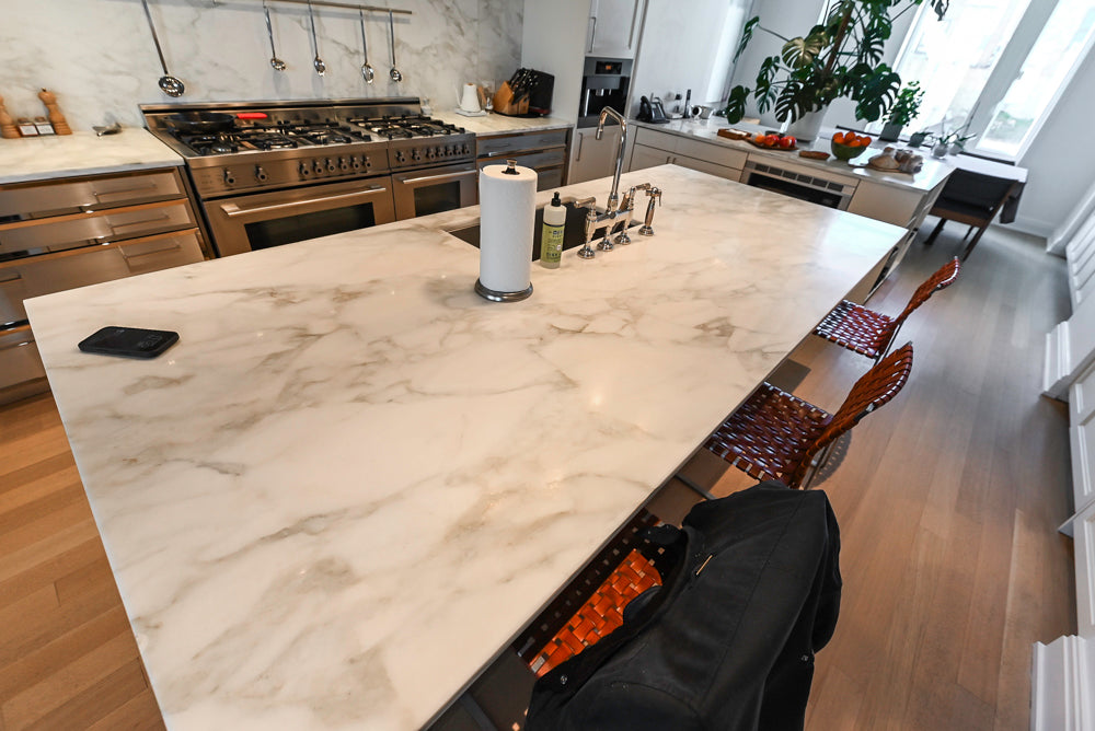 SieMatic Transitional White Kitchen with Island & Luxury Appliances