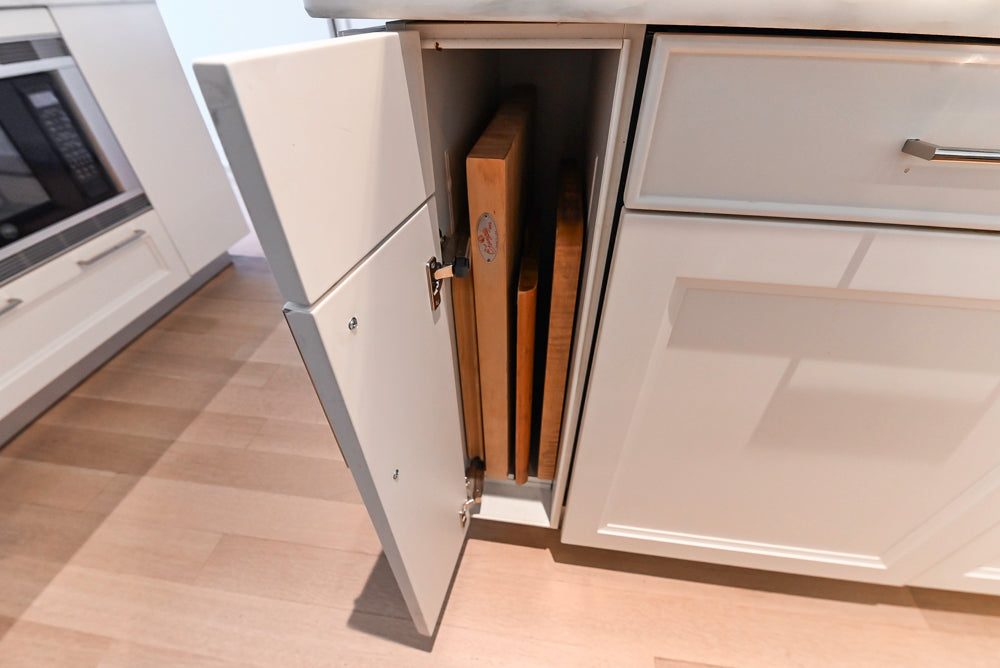SieMatic Transitional White Kitchen with Island & Luxury Appliances