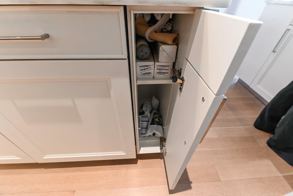 SieMatic Transitional White Kitchen with Island & Luxury Appliances