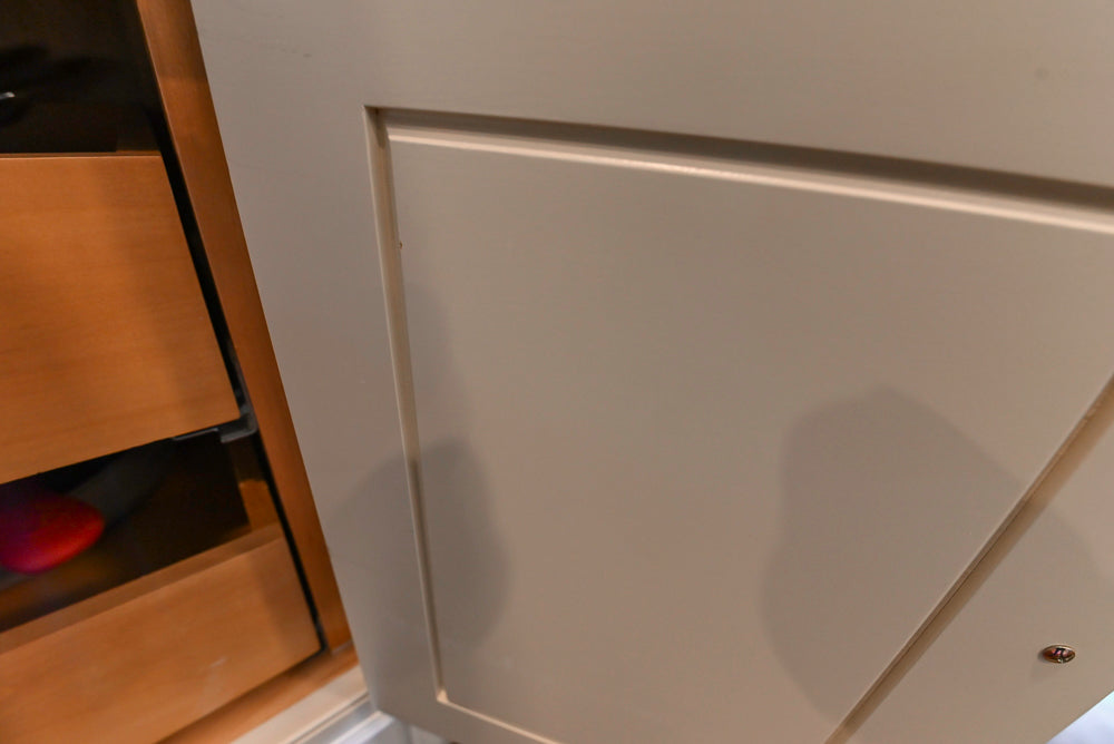 "The Berkley" Transitional White Kitchen with Island and 60" Wolf Range