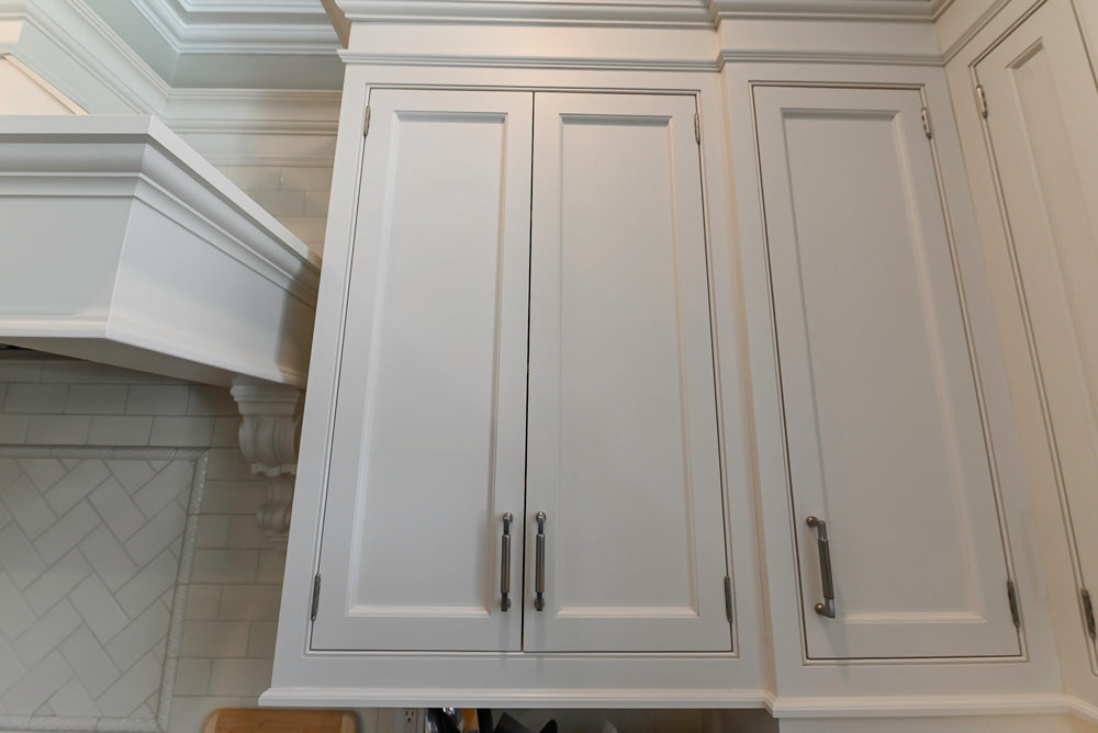 "The Berkley" Transitional White Kitchen with Island and 60" Wolf Range