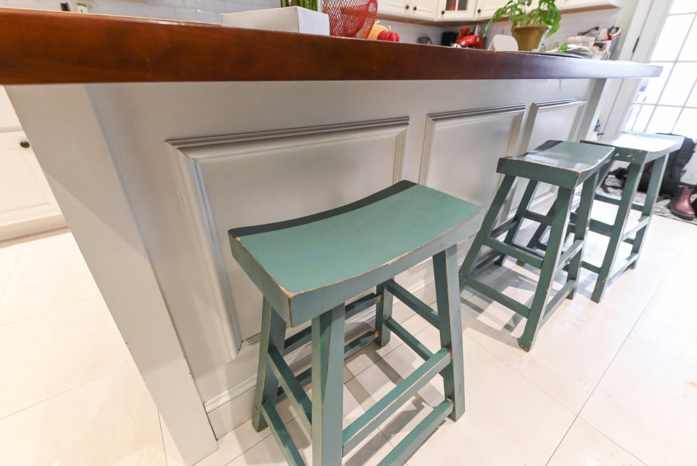 Candelight Traditional Off White Kitchen with Island and Monogram Appliances