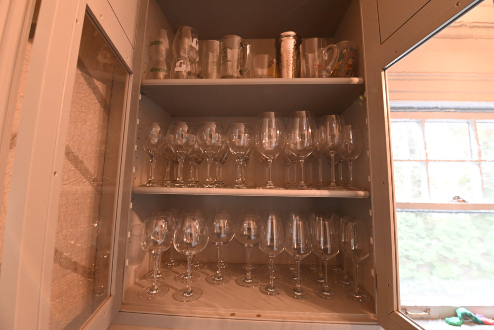 Premier Custom-Built Transitional Grey Butler's Pantry