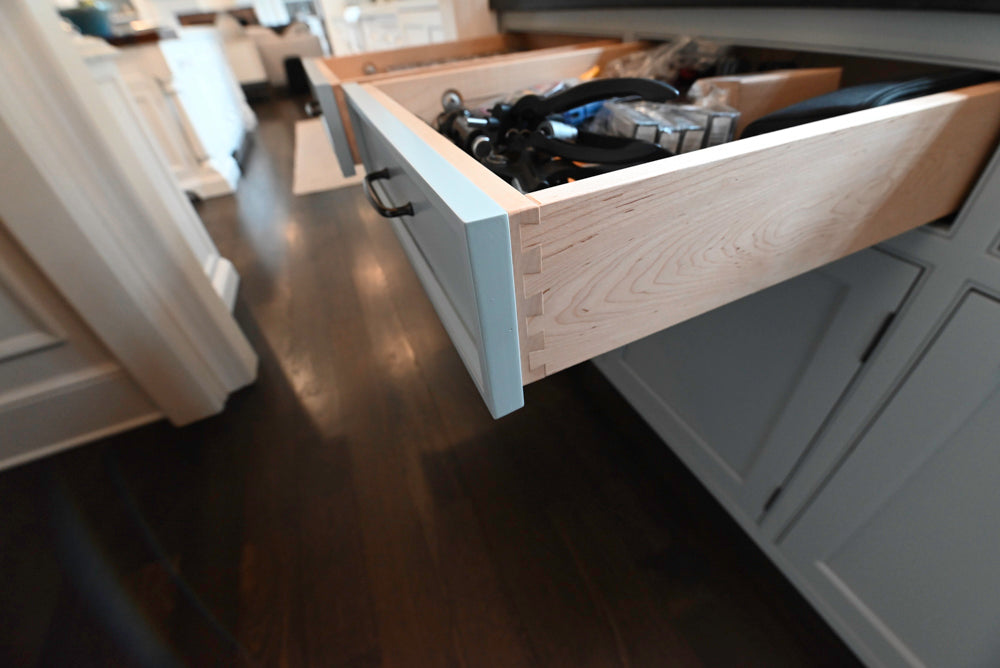 Premier Custom-Built Transitional Grey Butler's Pantry