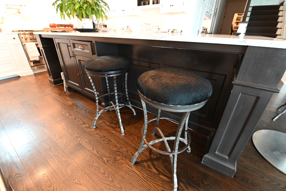 "The Prescott" Transitional White Kitchen with Island, Sub-Zero & Viking Appliances