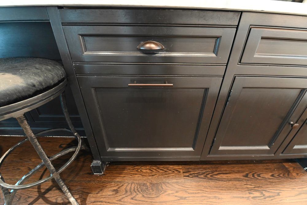 "The Prescott" Transitional White Kitchen with Island, Sub-Zero & Viking Appliances