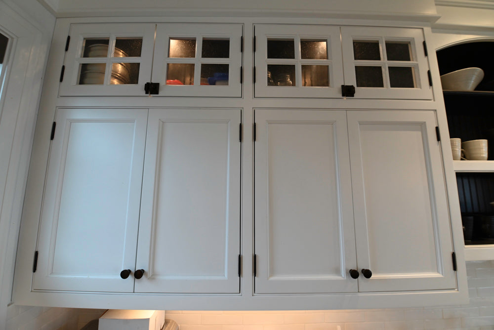 "The Prescott" Transitional White Kitchen with Island, Sub-Zero & Viking Appliances