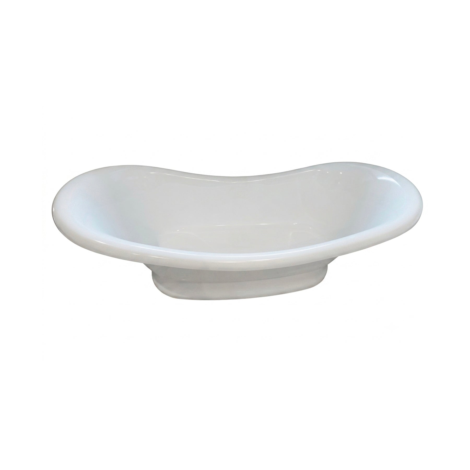 Victoria + Albert 74" White Freestanding Soaking Bathtub