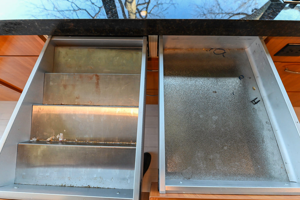 Neff Modern Kitchen with Island and 48" Viking Refrigerator