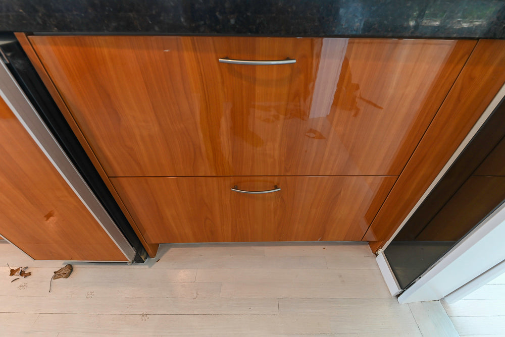 Neff Modern Kitchen with Island and 48" Viking Refrigerator