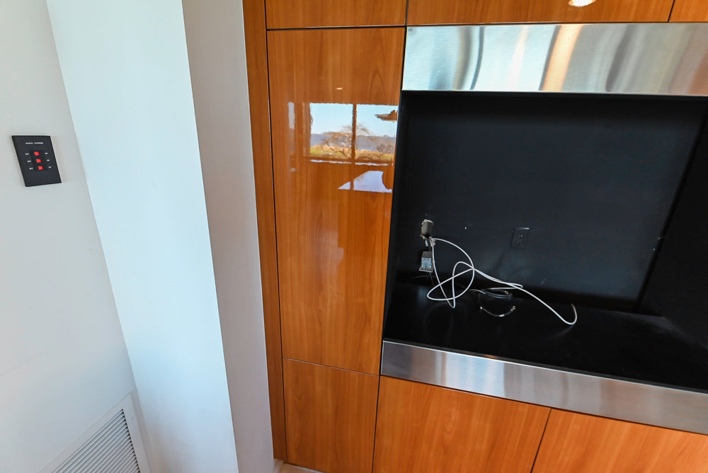 Neff Modern Kitchen with Island and 48" Viking Refrigerator