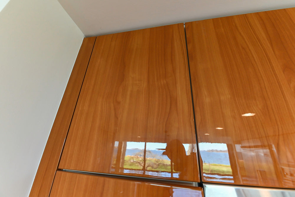 Neff Modern Kitchen with Island and 48" Viking Refrigerator