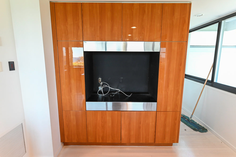 Neff Modern Kitchen with Island and 48" Viking Refrigerator