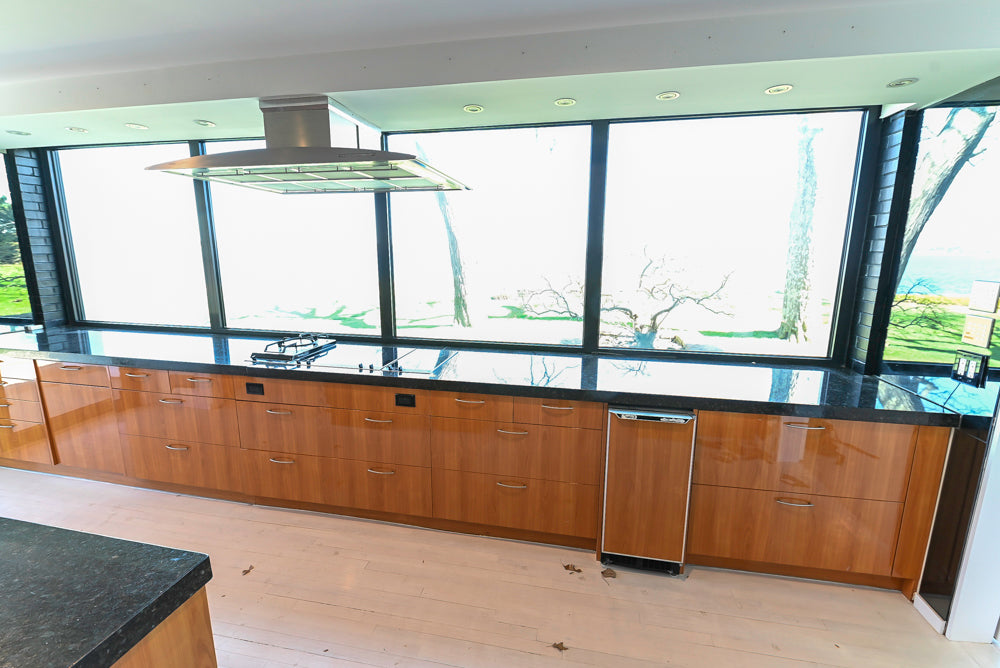 Neff Modern Kitchen with Island and 48" Viking Refrigerator