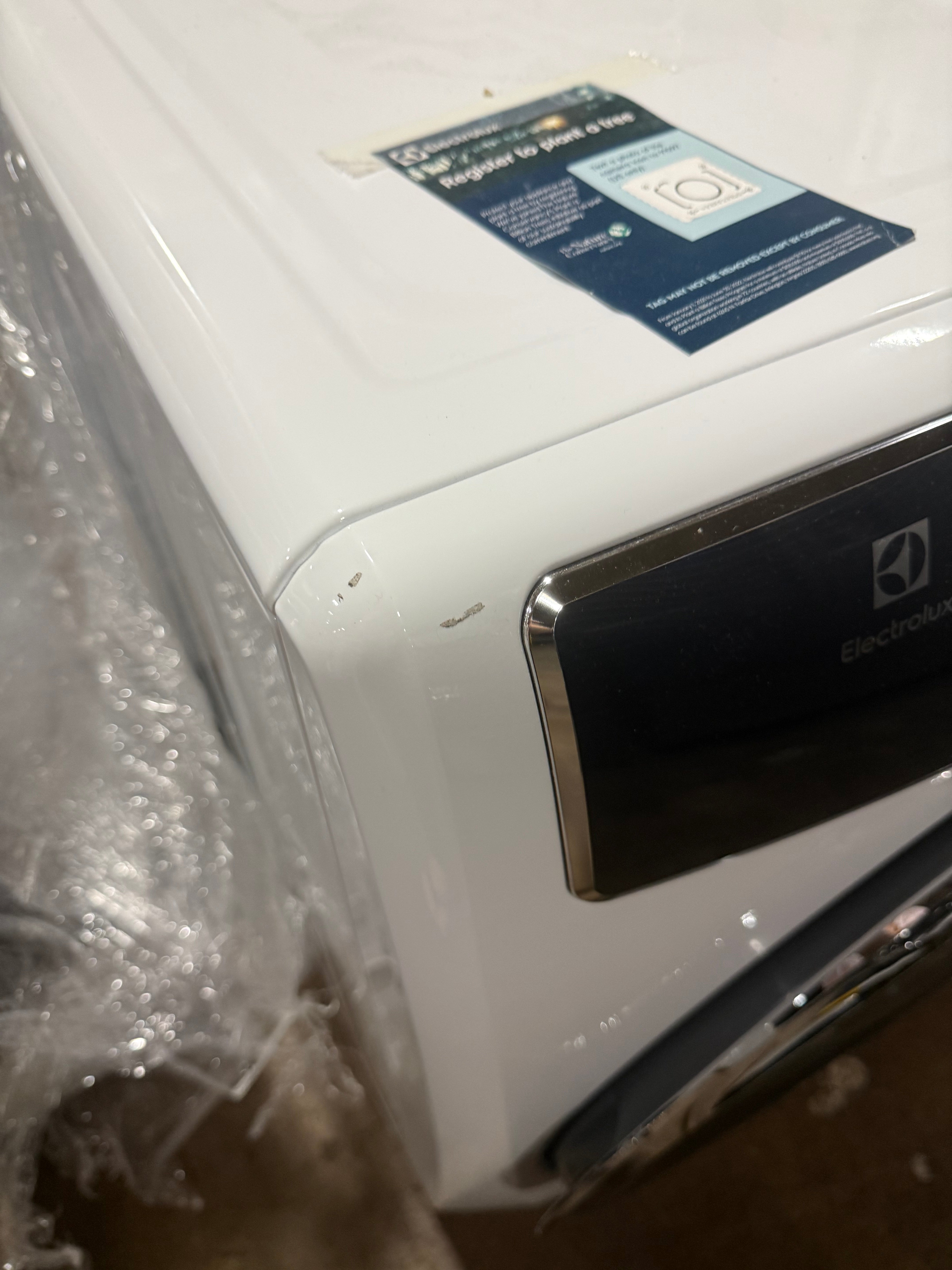 Electrolux 600 Series ELFE7637AW 27" White Electric Dryer