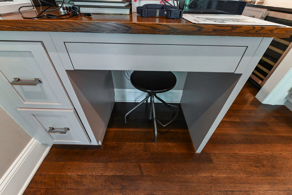 Plain & Fancy Repose Gray Transitional Kitchen with Thermador Appliances
