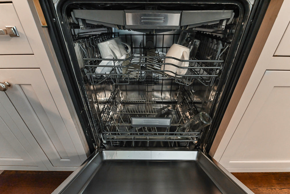 Plain & Fancy Repose Gray Transitional Kitchen with Thermador Appliances