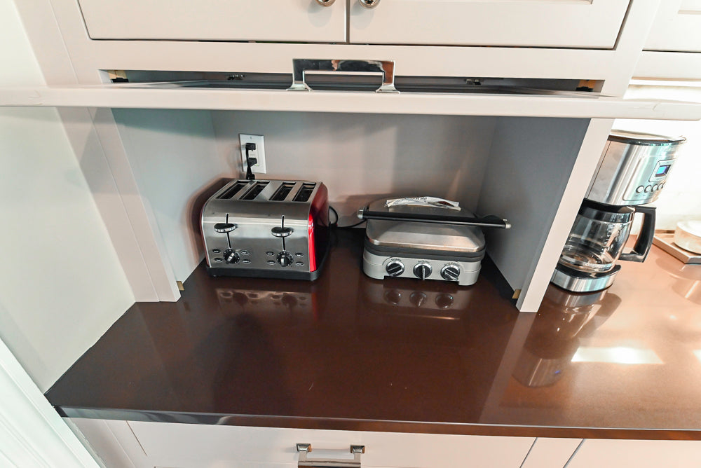 Plain & Fancy Repose Gray Transitional Kitchen with Thermador Appliances