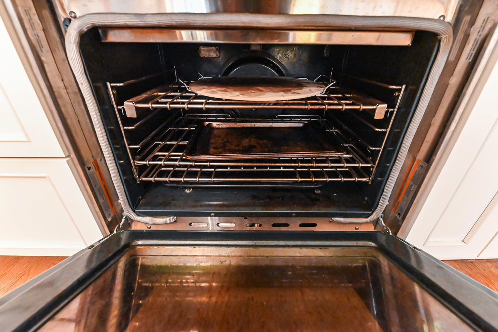 Plain & Fancy Transitional White Kitchen with Thermador Range