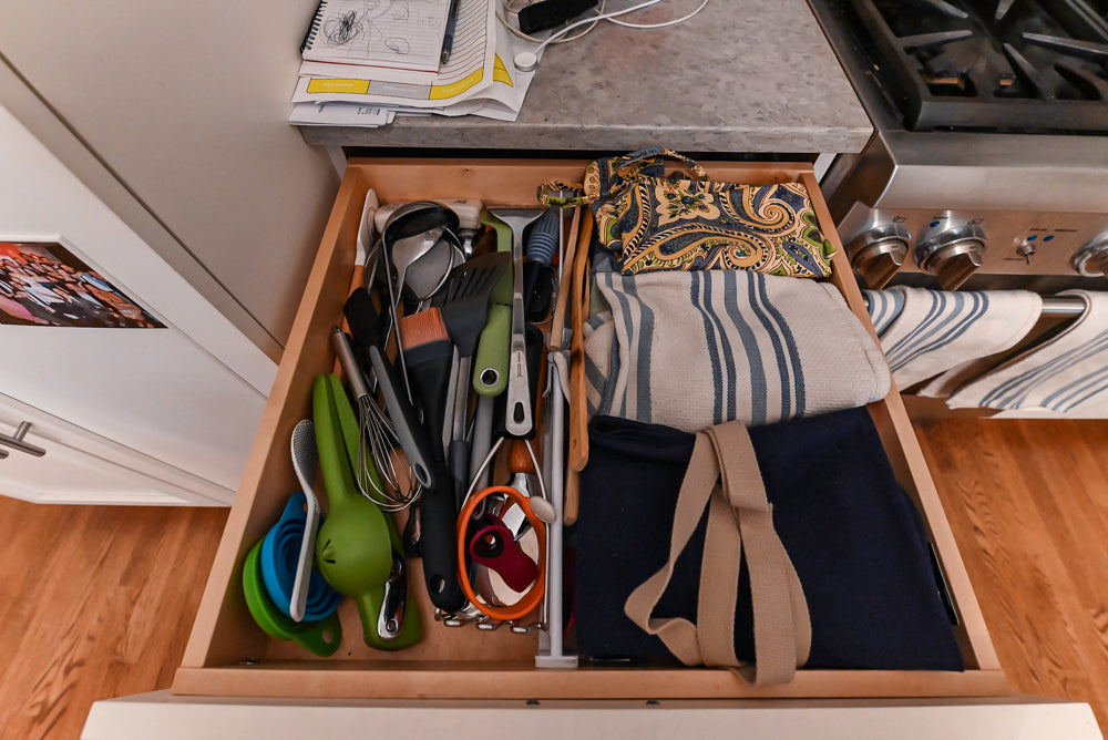 Plain & Fancy Transitional White Kitchen with Thermador Range