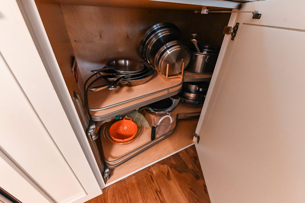 Plain & Fancy Transitional White Kitchen with Thermador Range