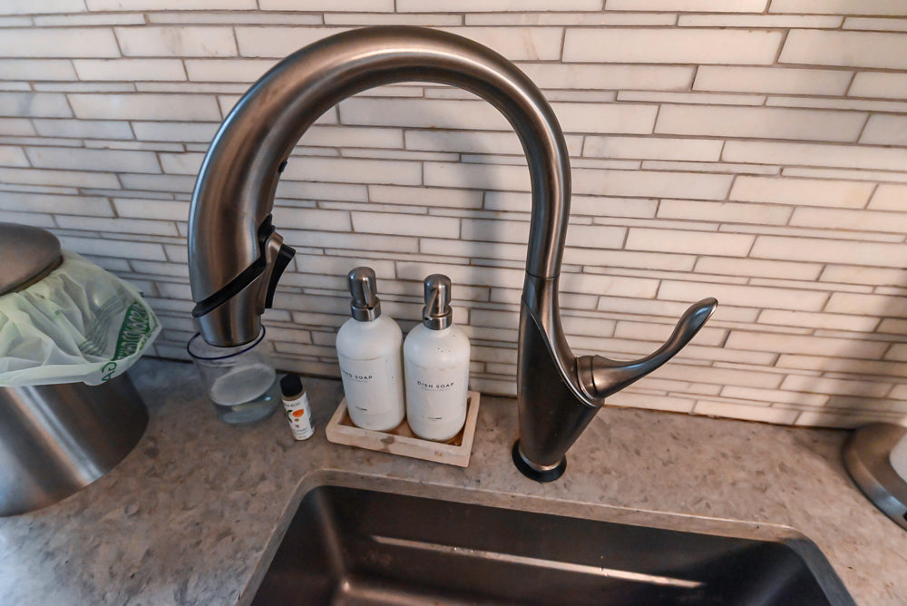 Plain & Fancy Transitional White Kitchen with Thermador Range