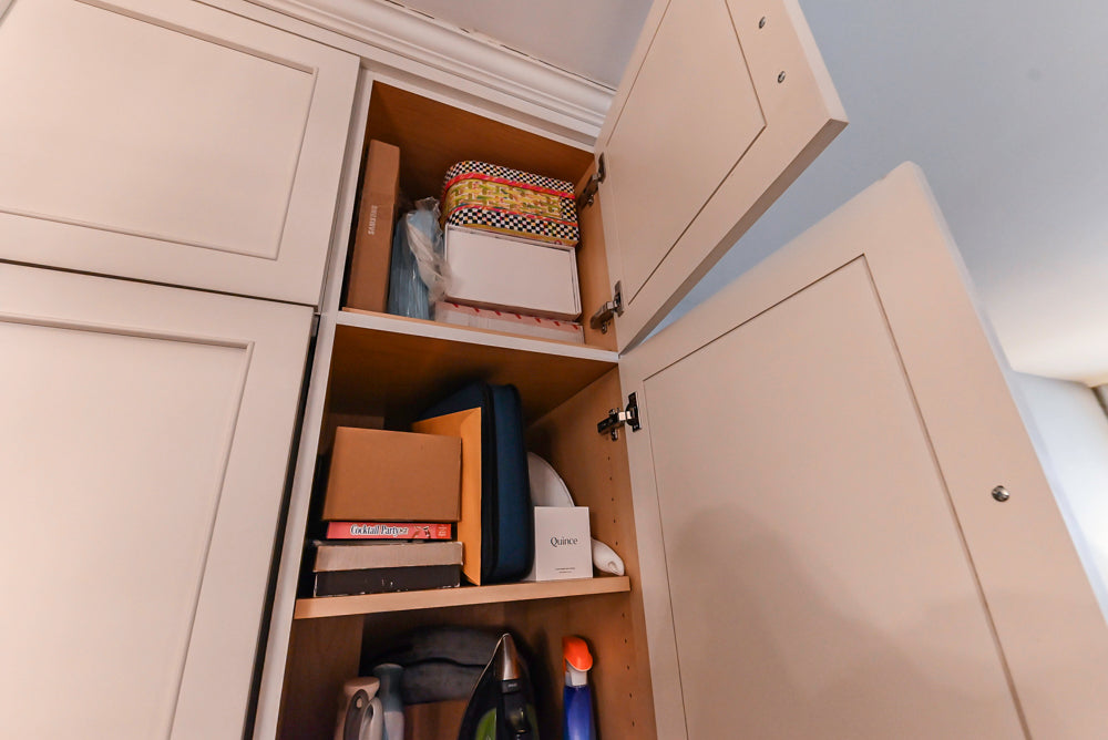 Plain & Fancy Transitional White Kitchen with Thermador Range