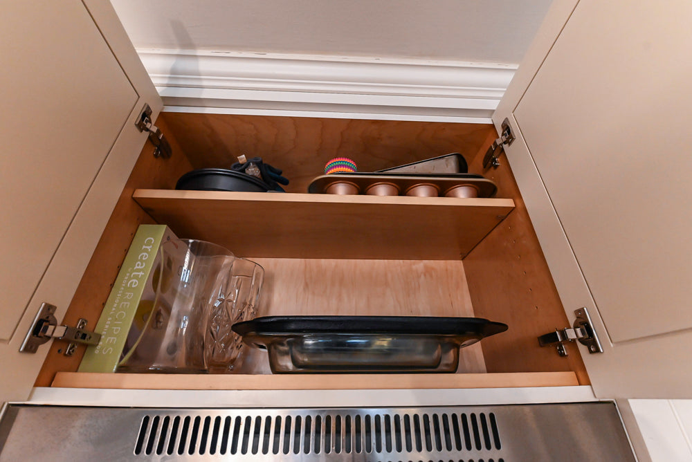 Plain & Fancy Transitional White Kitchen with Thermador Range