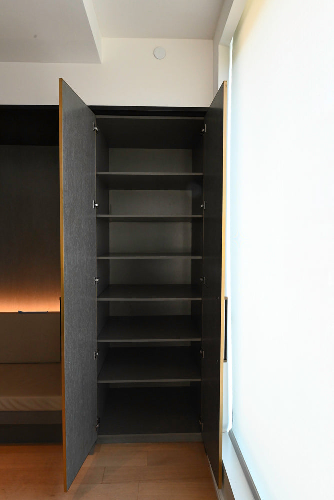 Thomas Juul-Hansen Modern Grey Oak Kitchen with Island & Miele Appliances