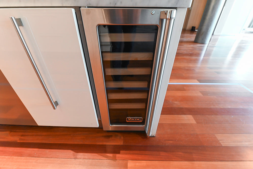 Pessina Cucine Modern Industrial White Kitchen with Island & Viking Appliances