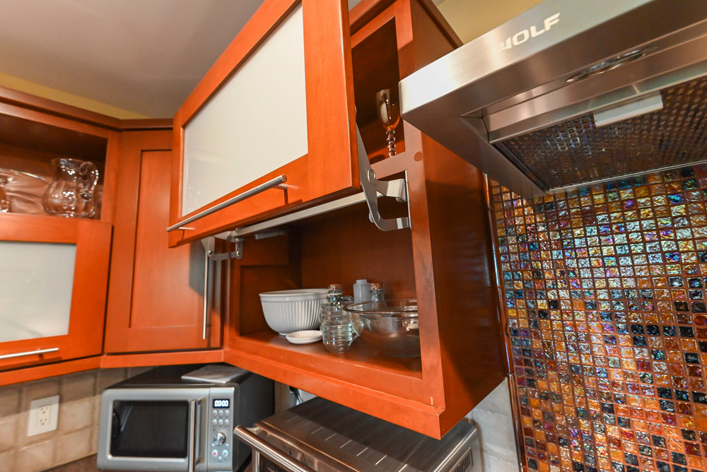 Plain & Fancy Transitional Classic Wooden Kitchen with Island and Sub-Zero 48" Refrigerator