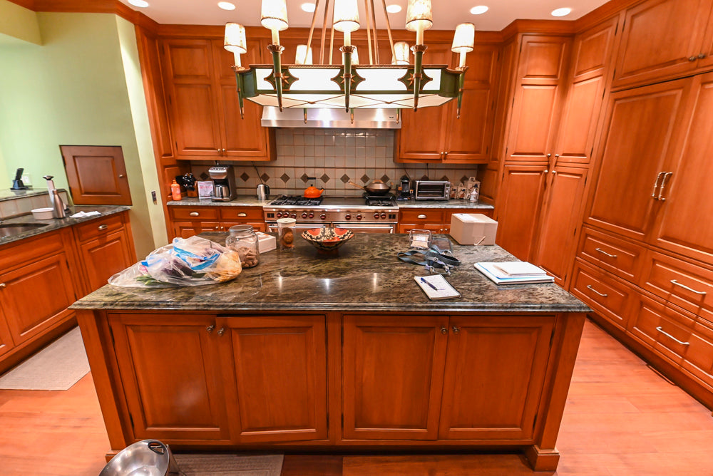 Premier Traditional Classic Wood Kitchen with Island & 60" Wolf Range