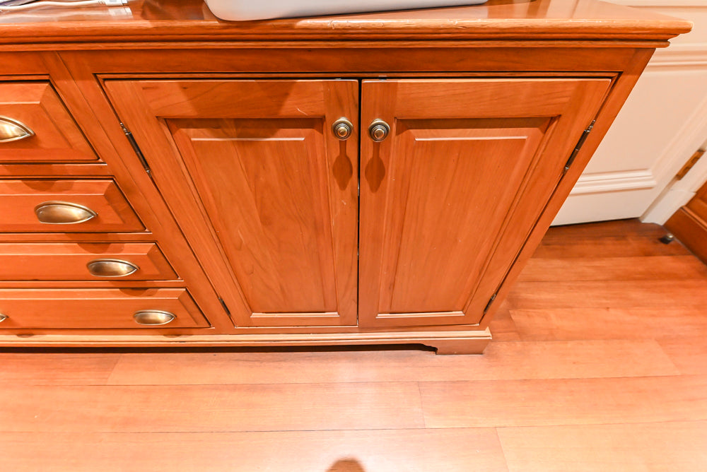 Premier Traditional Classic Wood Kitchen with Island & 60" Wolf Range