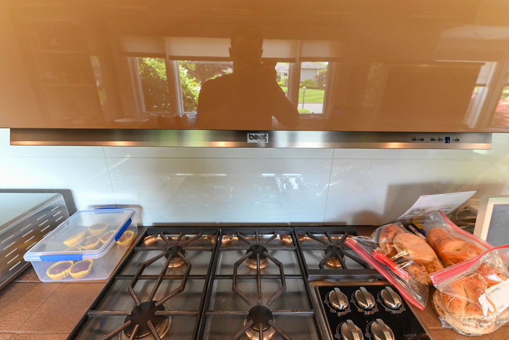 Rossana Modern Glossy Mexican Sand Kitchen with Island & Appliances