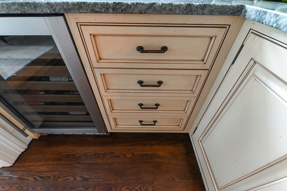 Superior Woodcraft Traditional Light Yellow Butler's Pantry