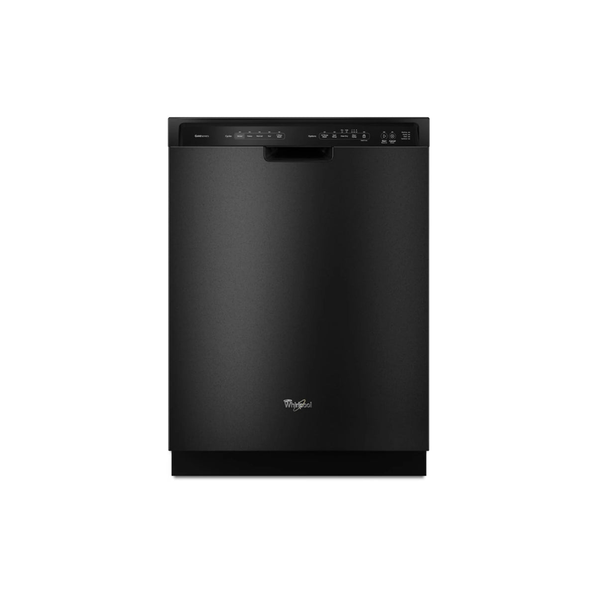 Whirlpool WDF750SAYB 24" Black Full Console Dishwasher