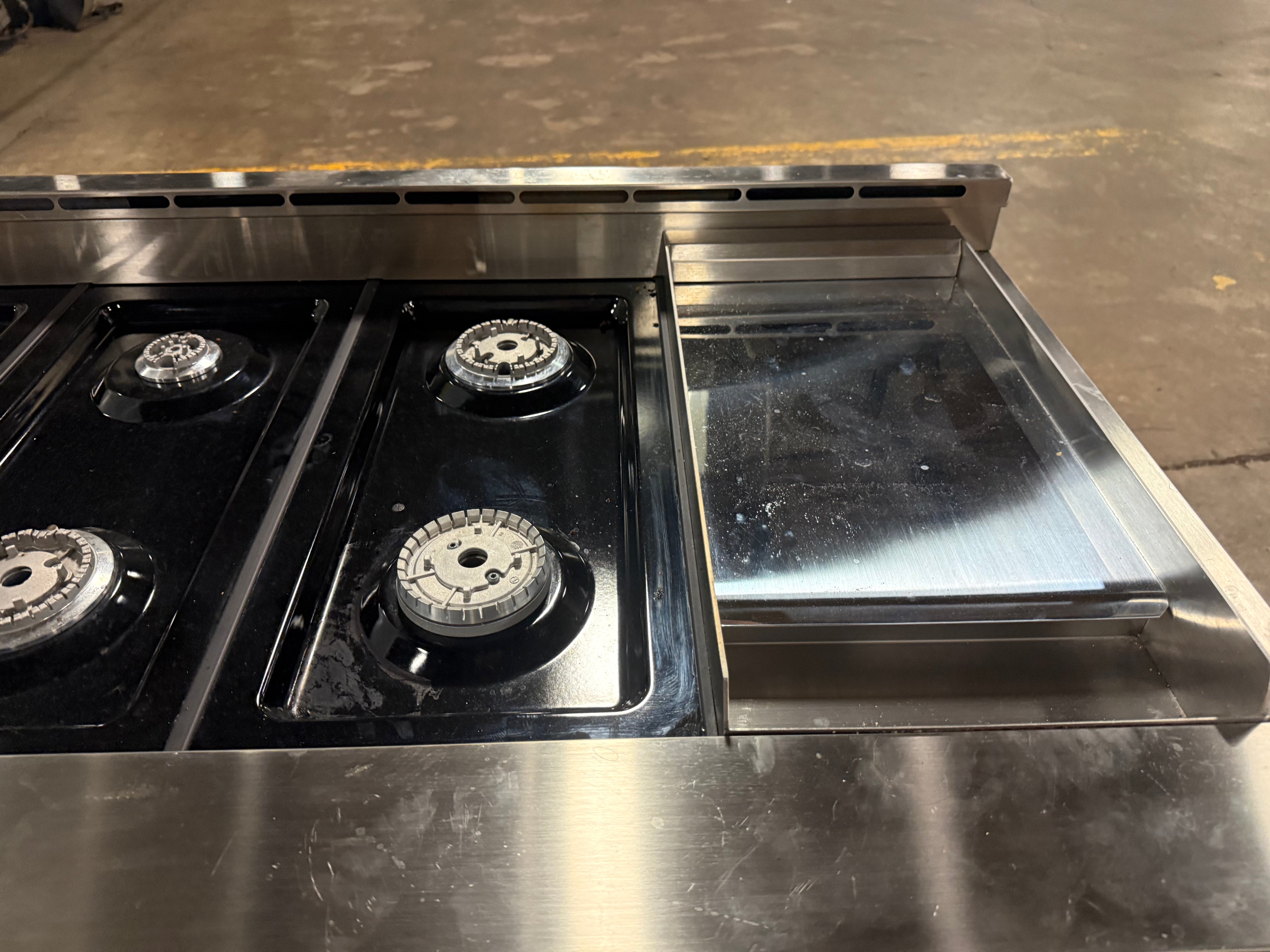 KitchenAid KFGC558JSS 48" Stainless Steel Gas Range