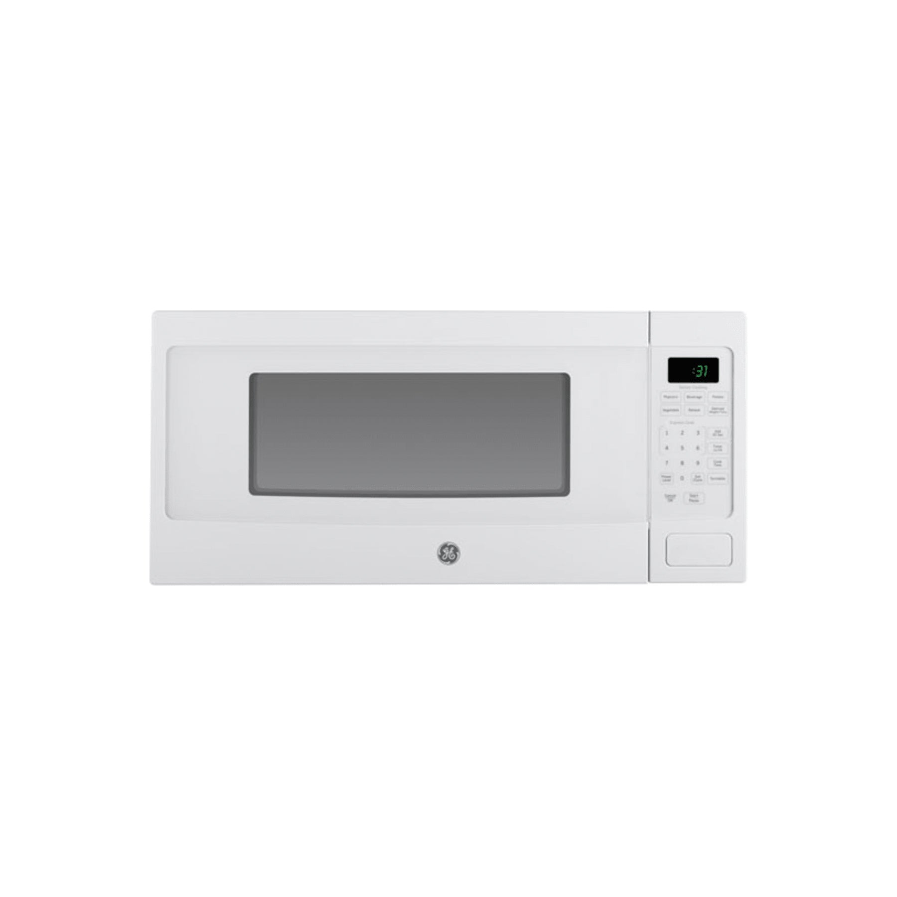 GE Profile PEM31DFWW 24" White Countertop Microwave 
