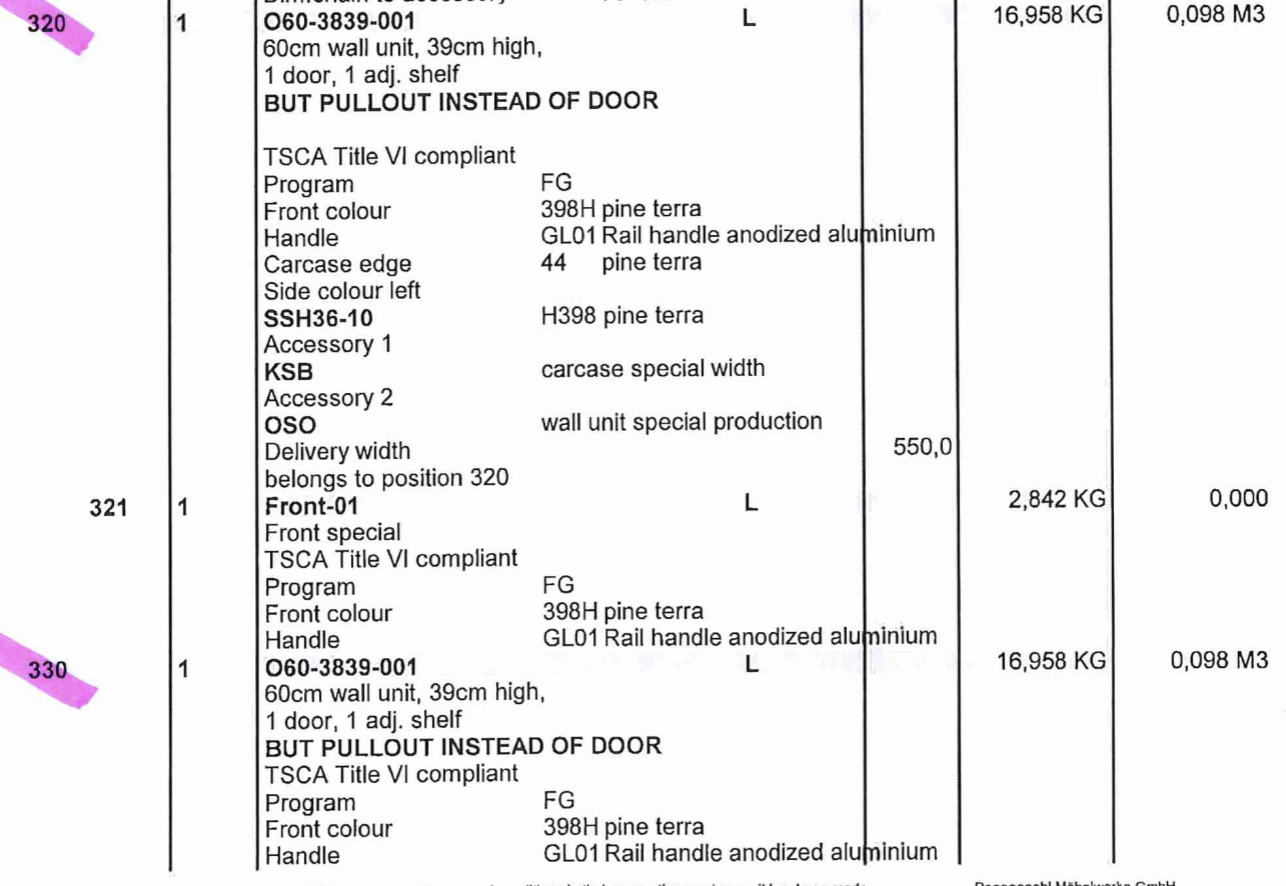 Poggenpohl Modern Pine Terra Veneer Powder Room Floating Vestibule