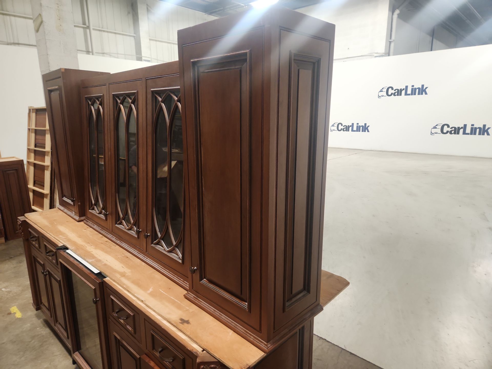 ÒThe ReserveÓ Custom Traditional Wood Butler's Pantry with Sub-Zero Wine Cooler