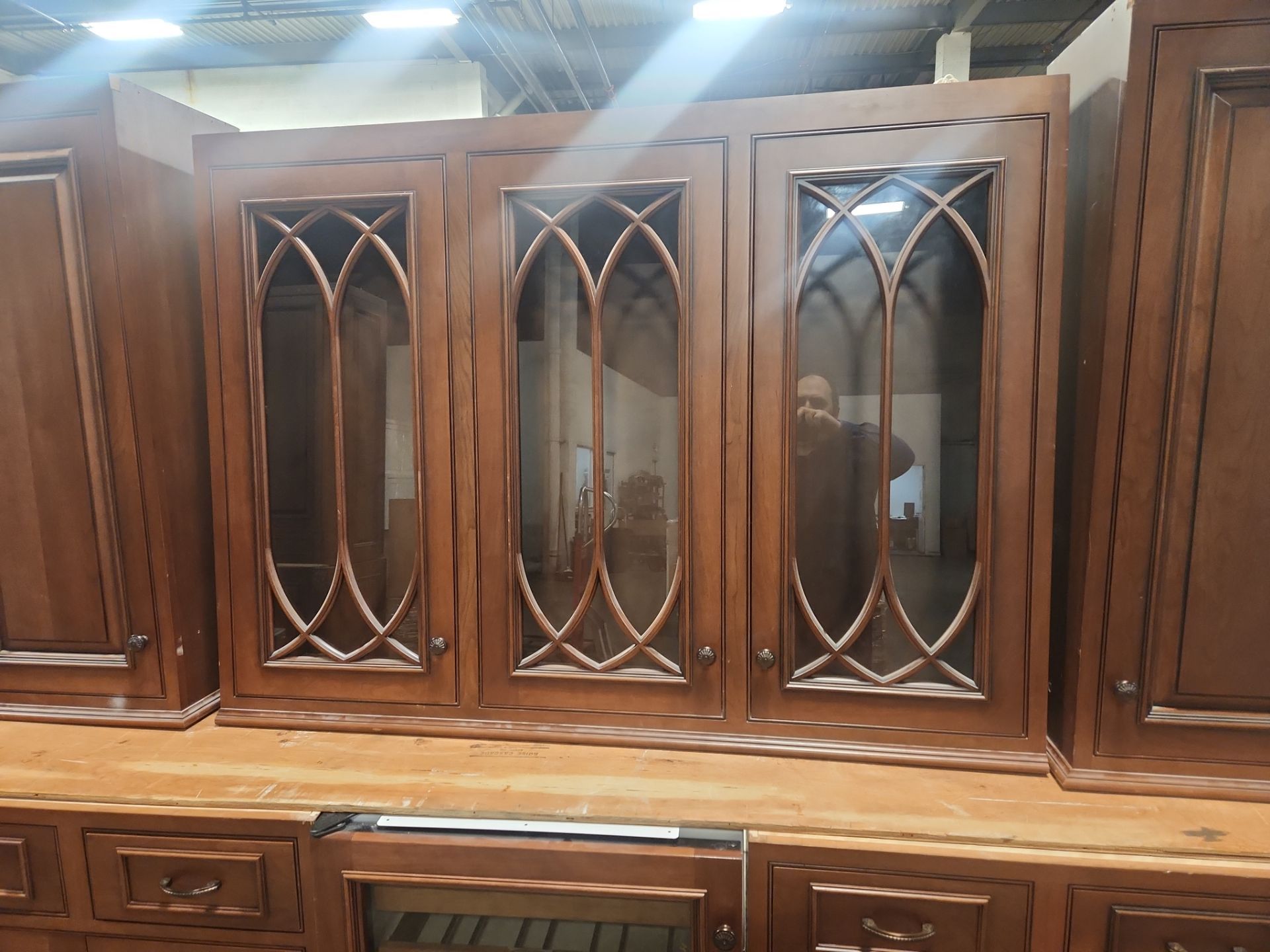 ÒThe ReserveÓ Custom Traditional Wood Butler's Pantry with Sub-Zero Wine Cooler