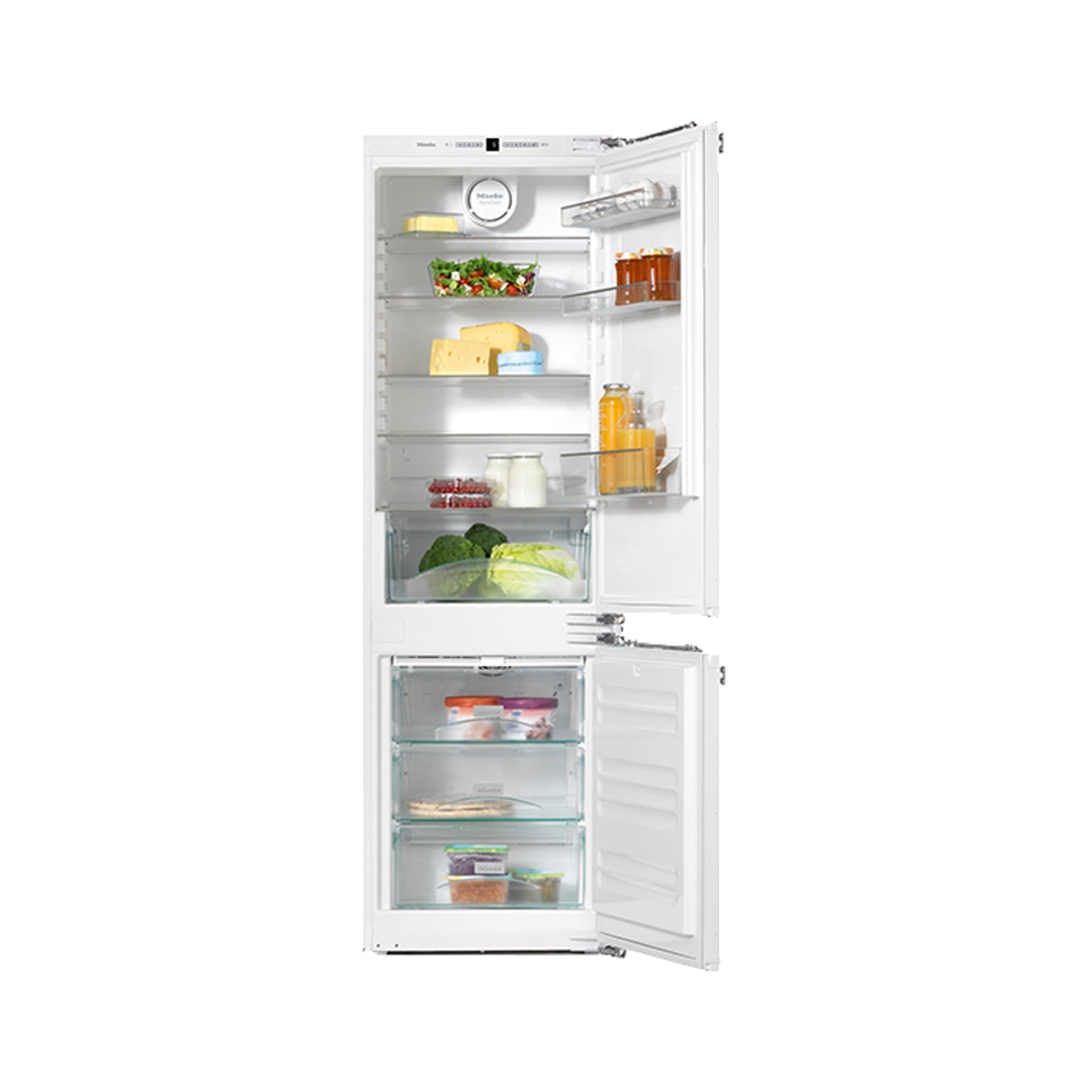 Miele Certified KFN37232iD 22" Panel Ready Bottom Freezer Refrigerator