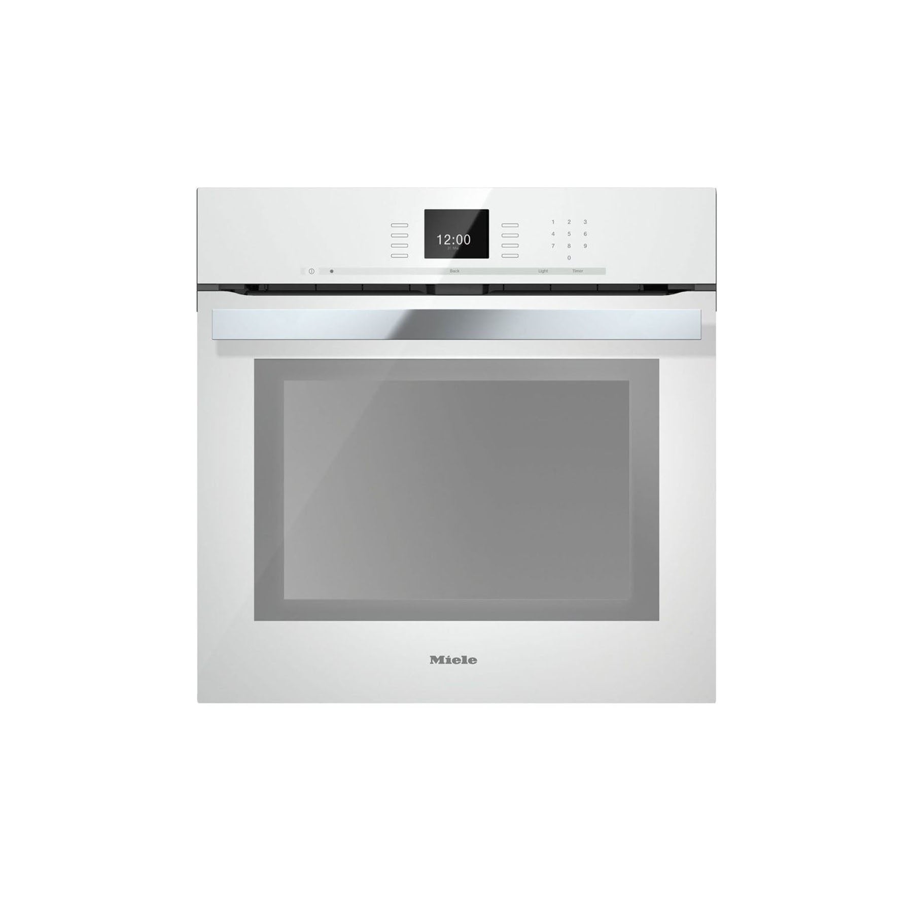 Miele Certified H6660BP 24" Brilliant White Electric Single Wall Oven